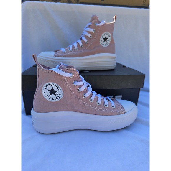 Women's Converse Chuck Taylor All‎ Star Platform High Hi Top Canvas US Size 6 - Picture 1 of 7